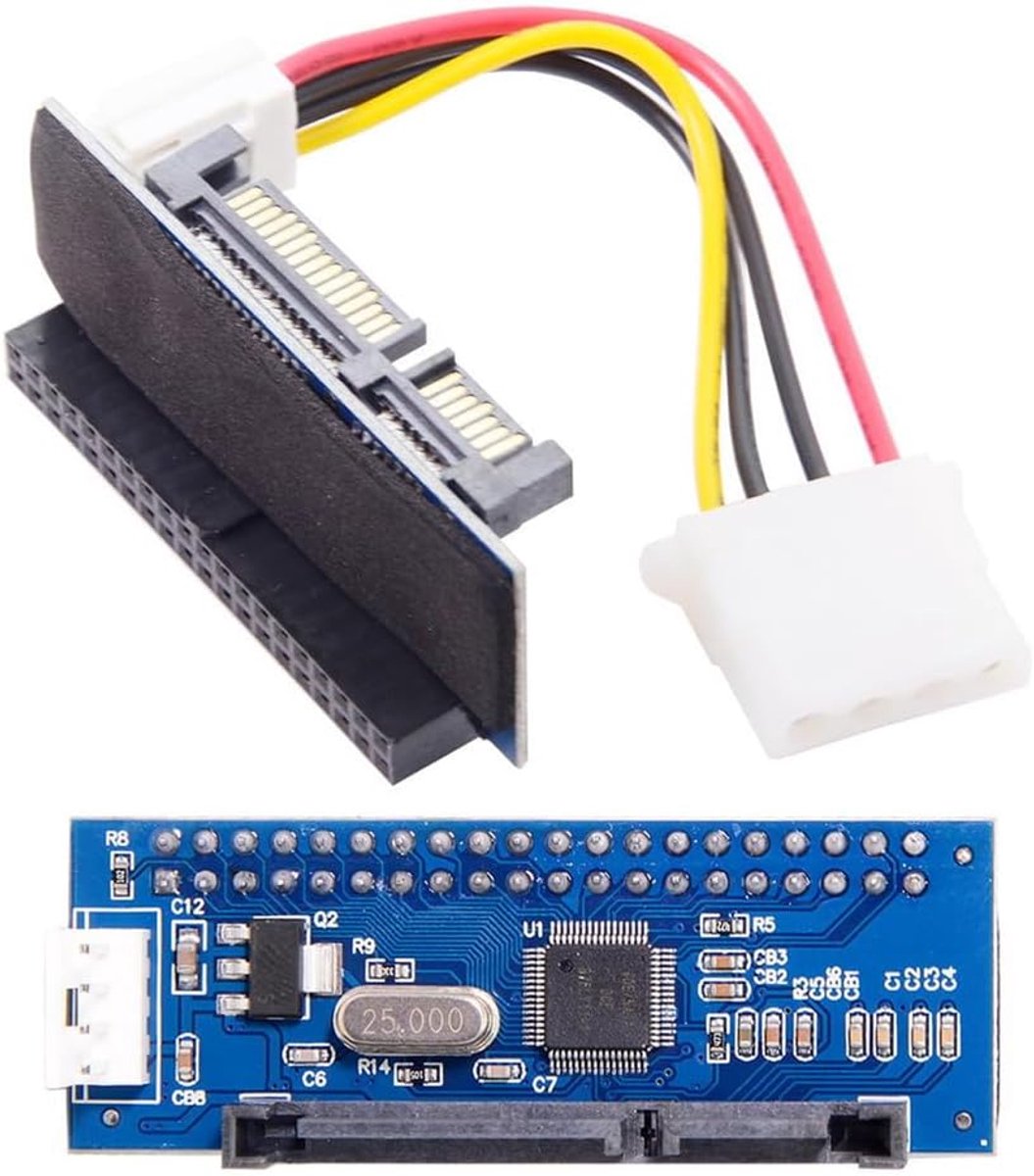 Xiwai IDE/PATA 40Pin schijf naar SATA vrouwelijke adapter PCBA-converter voor desktop 3,5" harde schijf