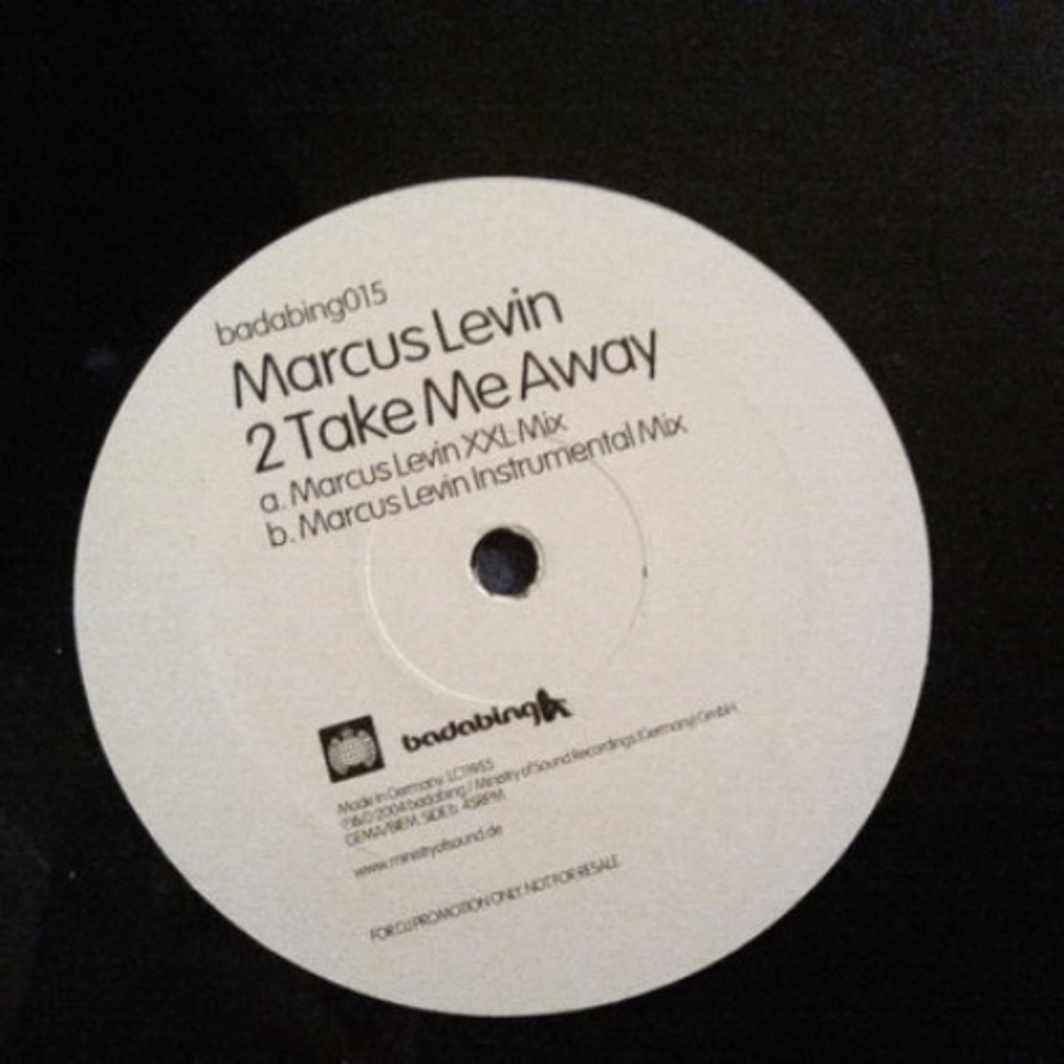 Marcus Levin - 2 Take Me Away