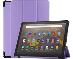 compatibel met Fire HD 8 tablet (12e/10e generatie, 2024/2022/2020 release), schokbestendige PU-lederen hoes, slank en lichtgewicht, hoesje voor Fire HD 8/Plus/Kids/Pro tablet