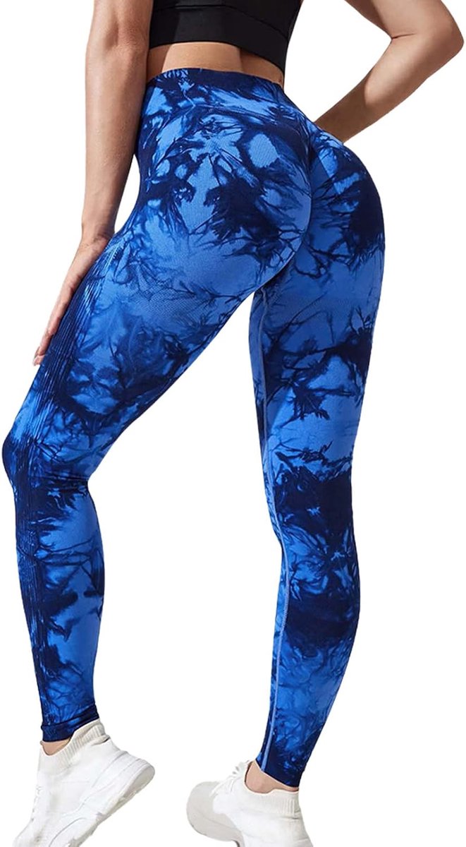 Leggings voor dames, hoge taille, sportlegging, booty, scrunch, lang, naadloos, yoga, gymbroek, push-up