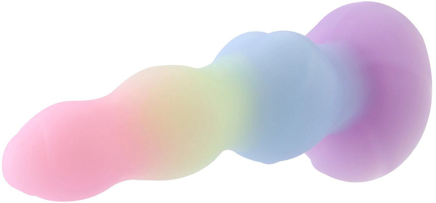 Hismith Nova Fantasy Dildo Glow in the Dark 23 cm – Met Zuignap en KlicLok