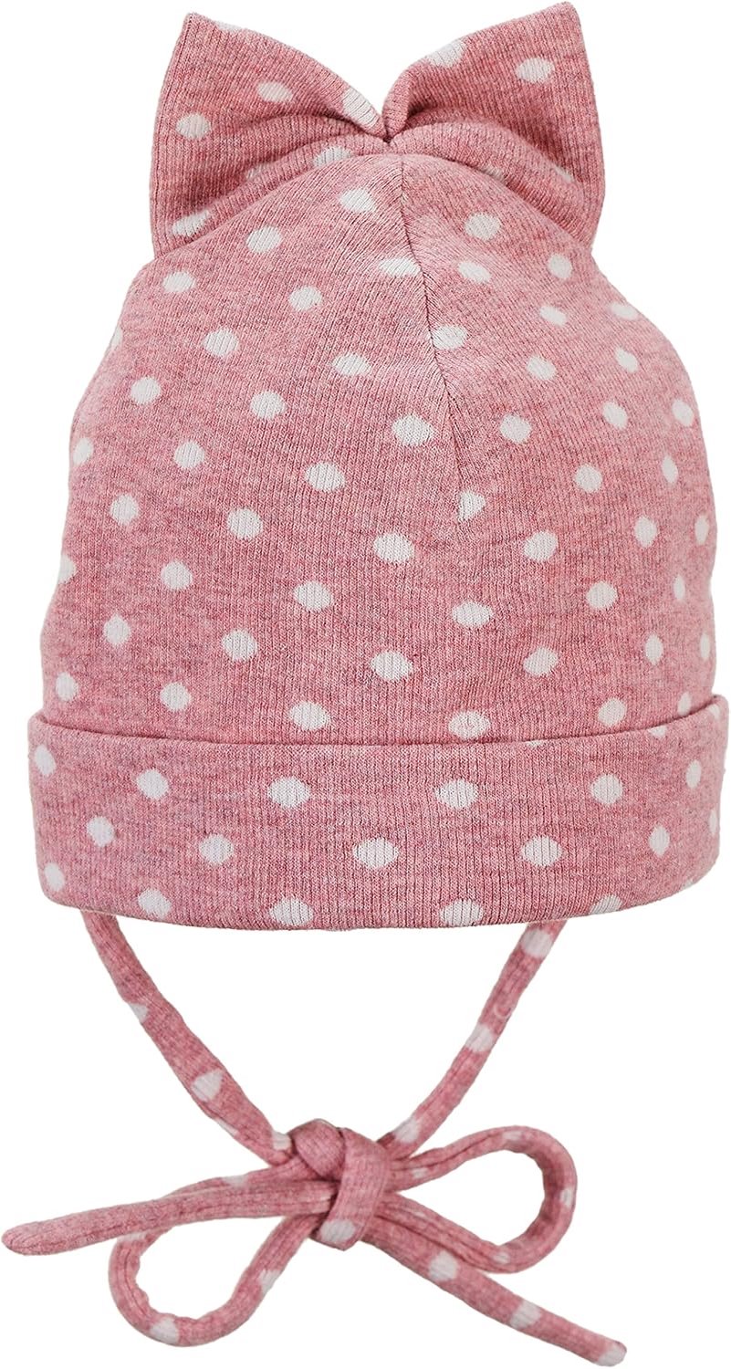 Sterntaler Babymuts met Stippen en Strik - Katoen Fleece