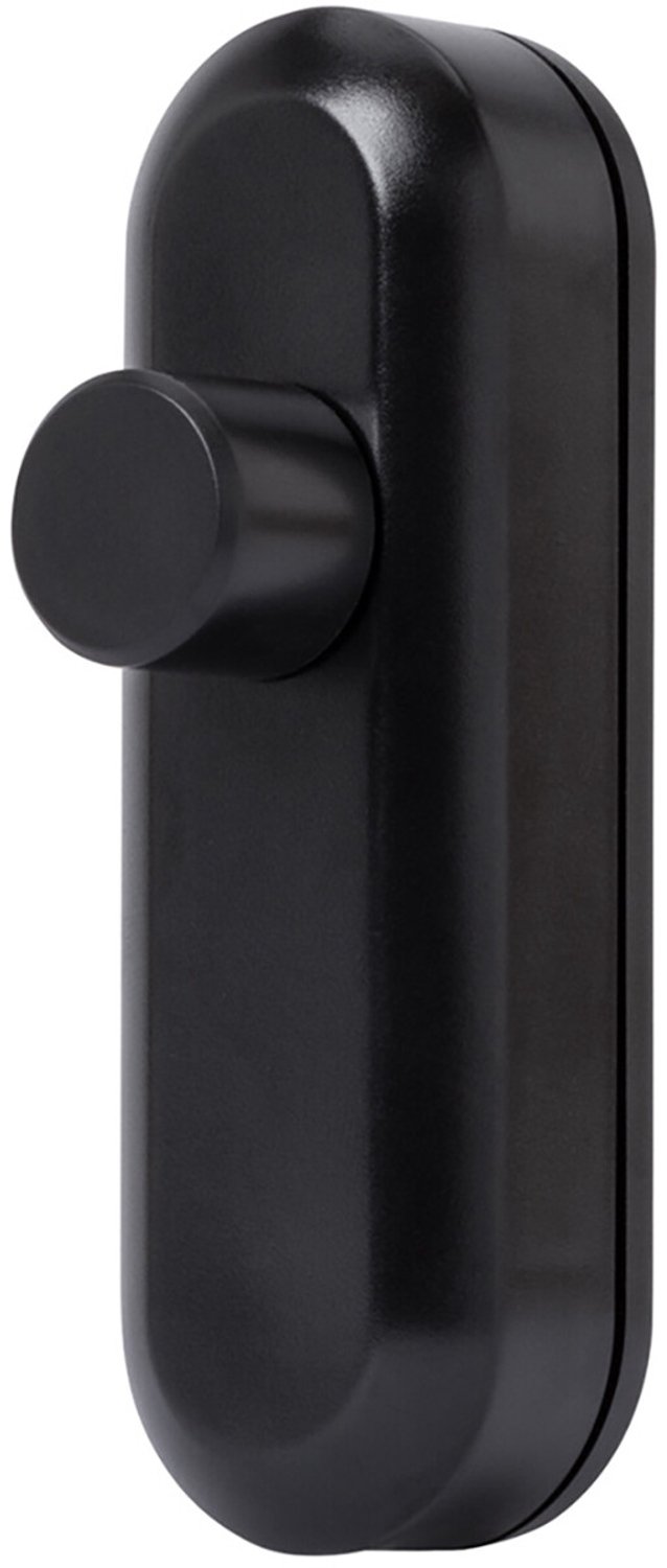 EcoDim - LED Snoerdimmer - ECO-DIM.08 - Fase Afsnijding RC - Enkel Knop - 0-50W - Zwart