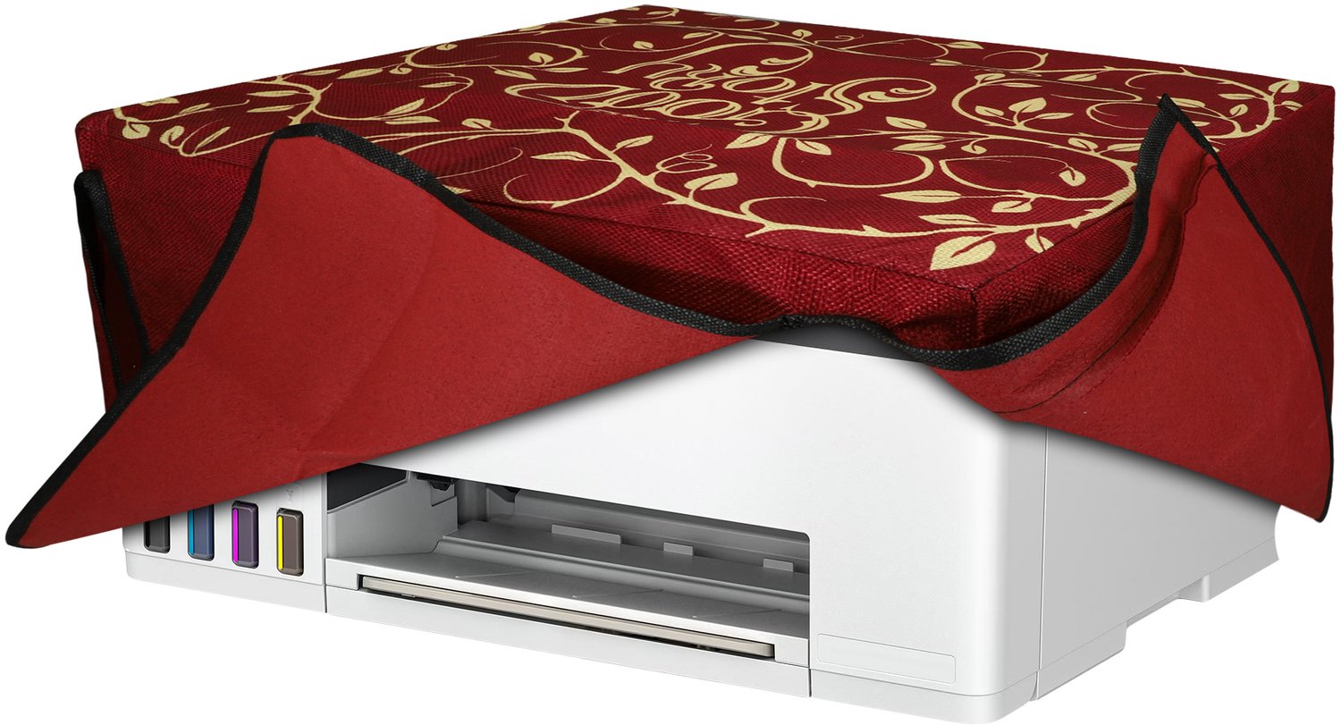 kwmobile linnen hoes geschikt voor HP Smart Tank 7005 / Smart Tank 5000 cover - Printer beschermhoes - Sprookjesboek design