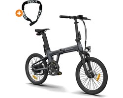 ADO Air 20S - Elektrische Vouwfiets - 20 inch - 250W motor - Actieradius tot 100 km - Hydraulische schijfremmen - 346Wh accu - Grijs
