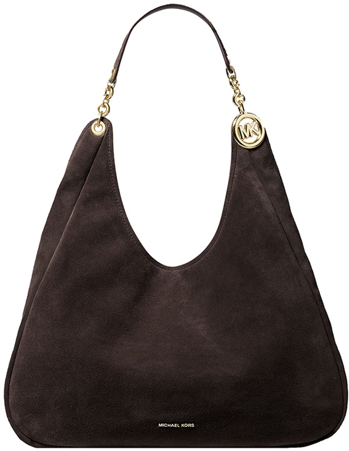 Michael Kors Ellie Schoudertas Dames - Leer - Licht Blauwe