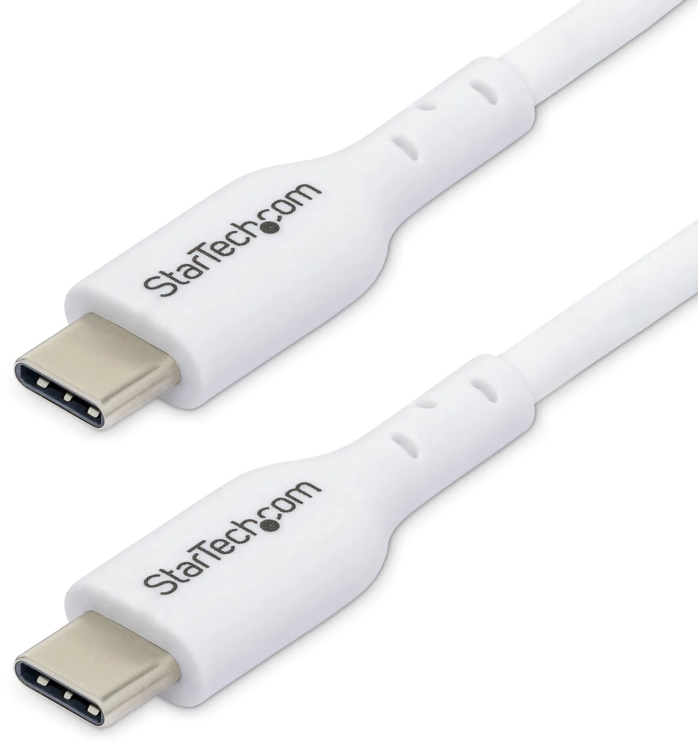 StarTech.com Câble USB-C vers USB-C 1m Blanc Lot de 2