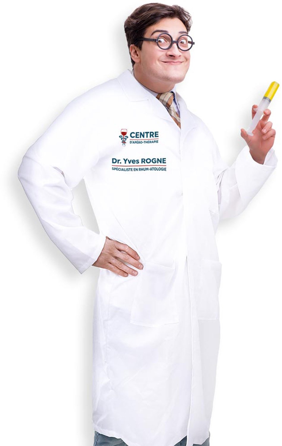 SUD TRADING - Humoristisch Kostuum Dokter Yves Rogne