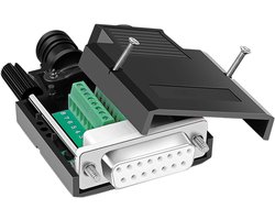 DB15 Soldeerloze Vrouwelijke Connector voor Seriële Apparaten
