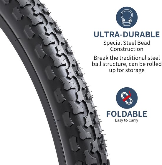 26 Inch Mountainbike Bandenset met Binnenbanden — afbeelding 5