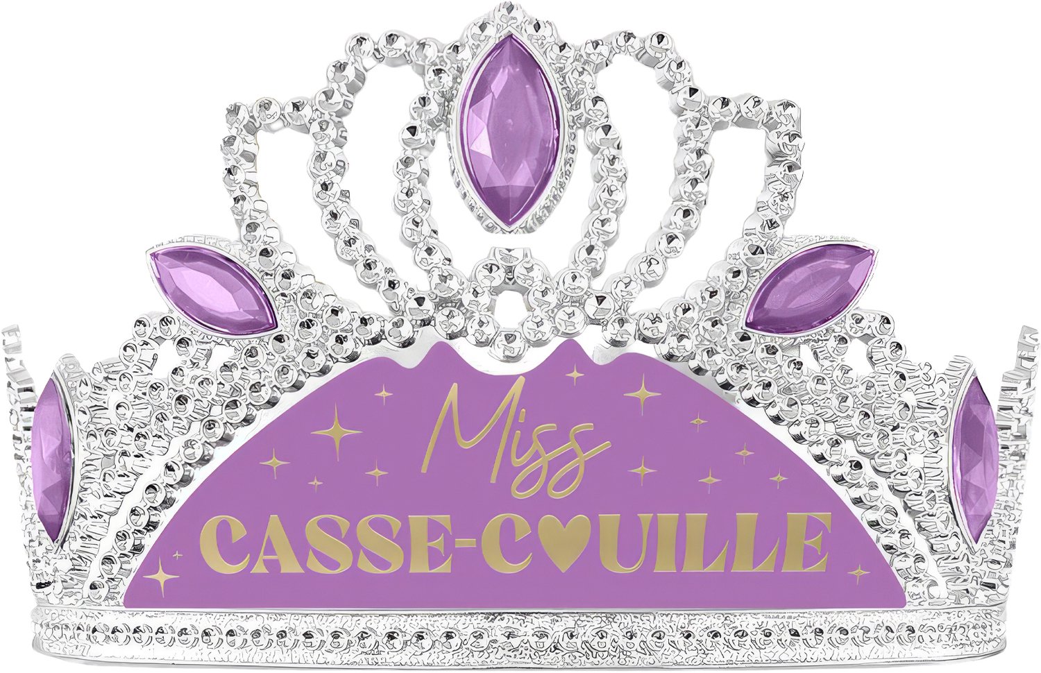 SUD TRADING - Grappige Tiara Miss Dramaqueen