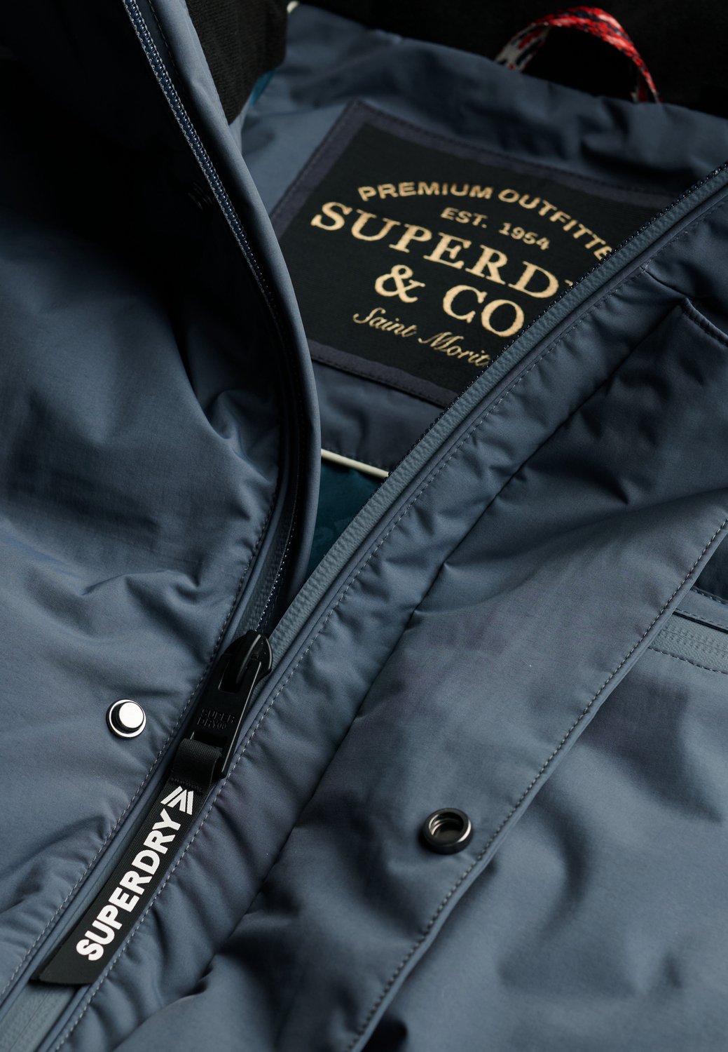 Superdry Ski Padded Jas Man Grijs