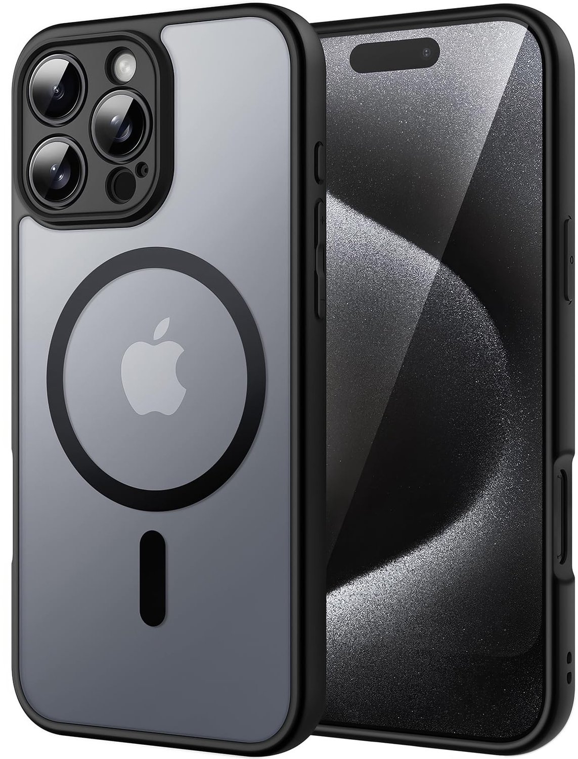 MagSafe Hoesje voor iPhone 16 Pro Max - Schokbestendig, Zwart
