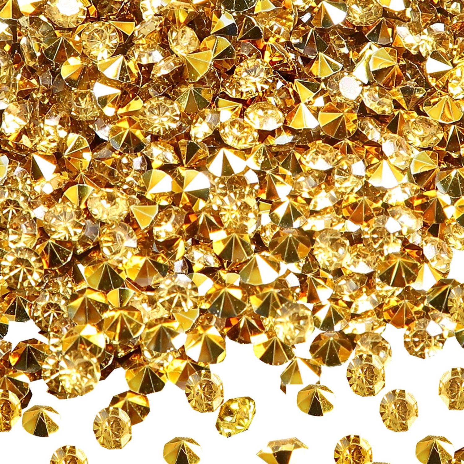 12000 Stuks Gouden Tafel Scatter Kristallen Acryl Diamanten