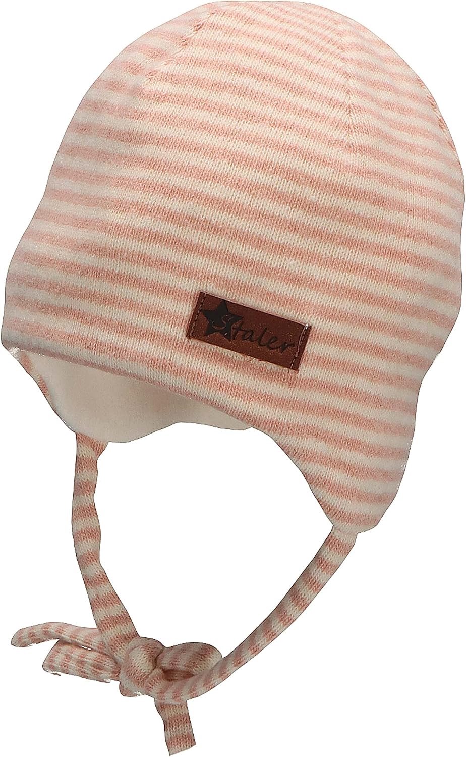 Sterntaler Baby Muts Meisjes Gestreept met Oorflappen en Strik