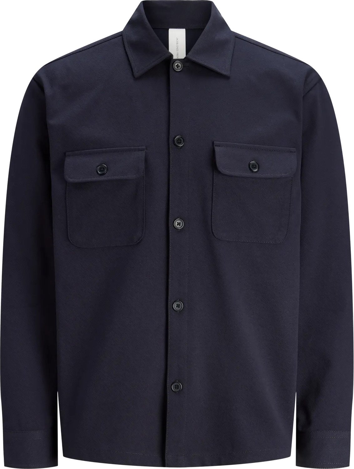 William sweat overshirt relaxed fit - jersey - blauw (dark navy)