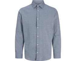 Field shirt regular fit - twill - blauw (faded denim)