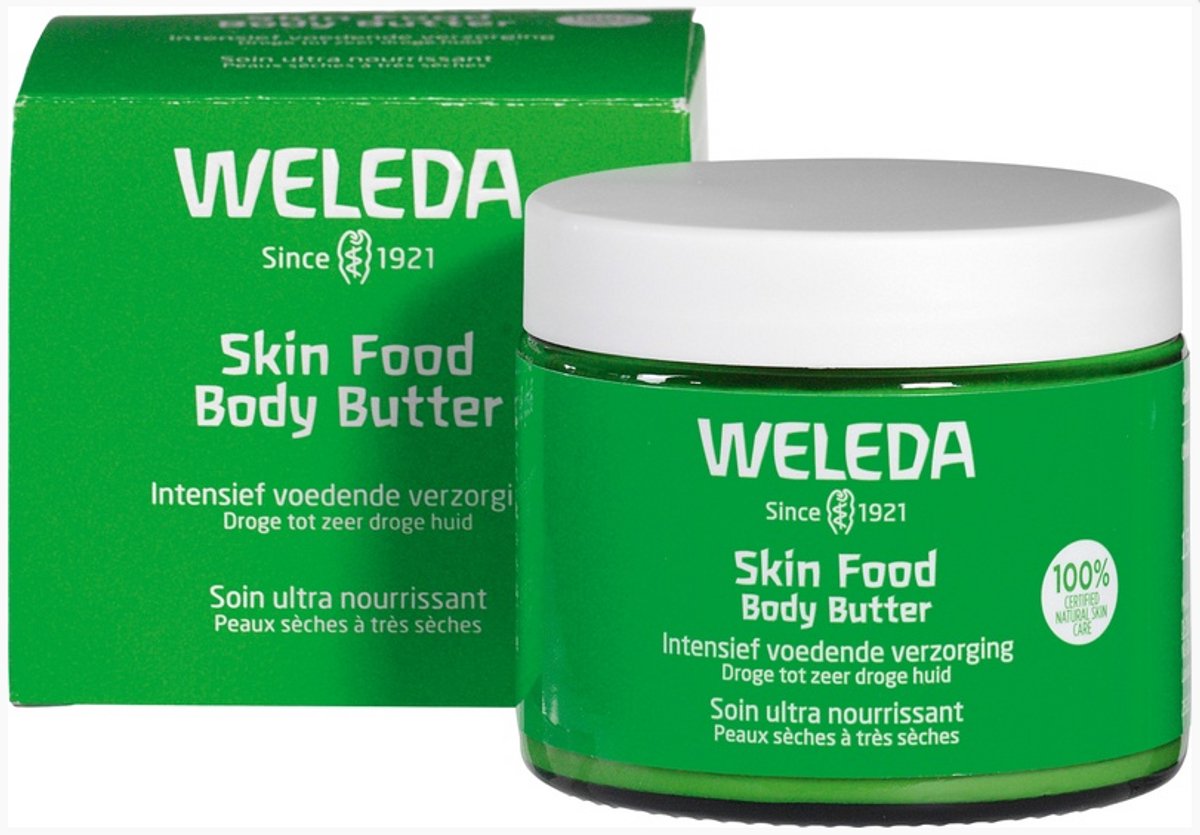 Bol.com WELEDA Skin Food - Body Butter - Verzorgt Droge Huid Van Top Tot Teen - Voedt De Droge Huid Langdurig - Herstelt Barrièr... aanbieding