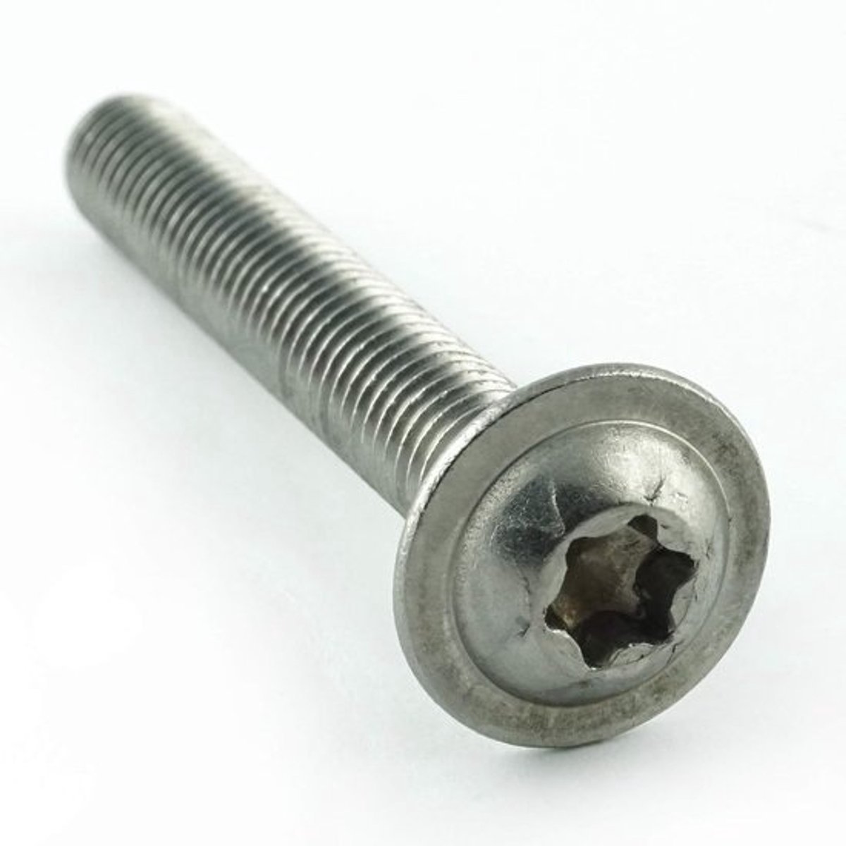 Lens-kopschroeven - Flensschroeven - Onderdelen bevestigen - Roestvrij staal - A2 - M6 x 50 mm - Zilverkleurig