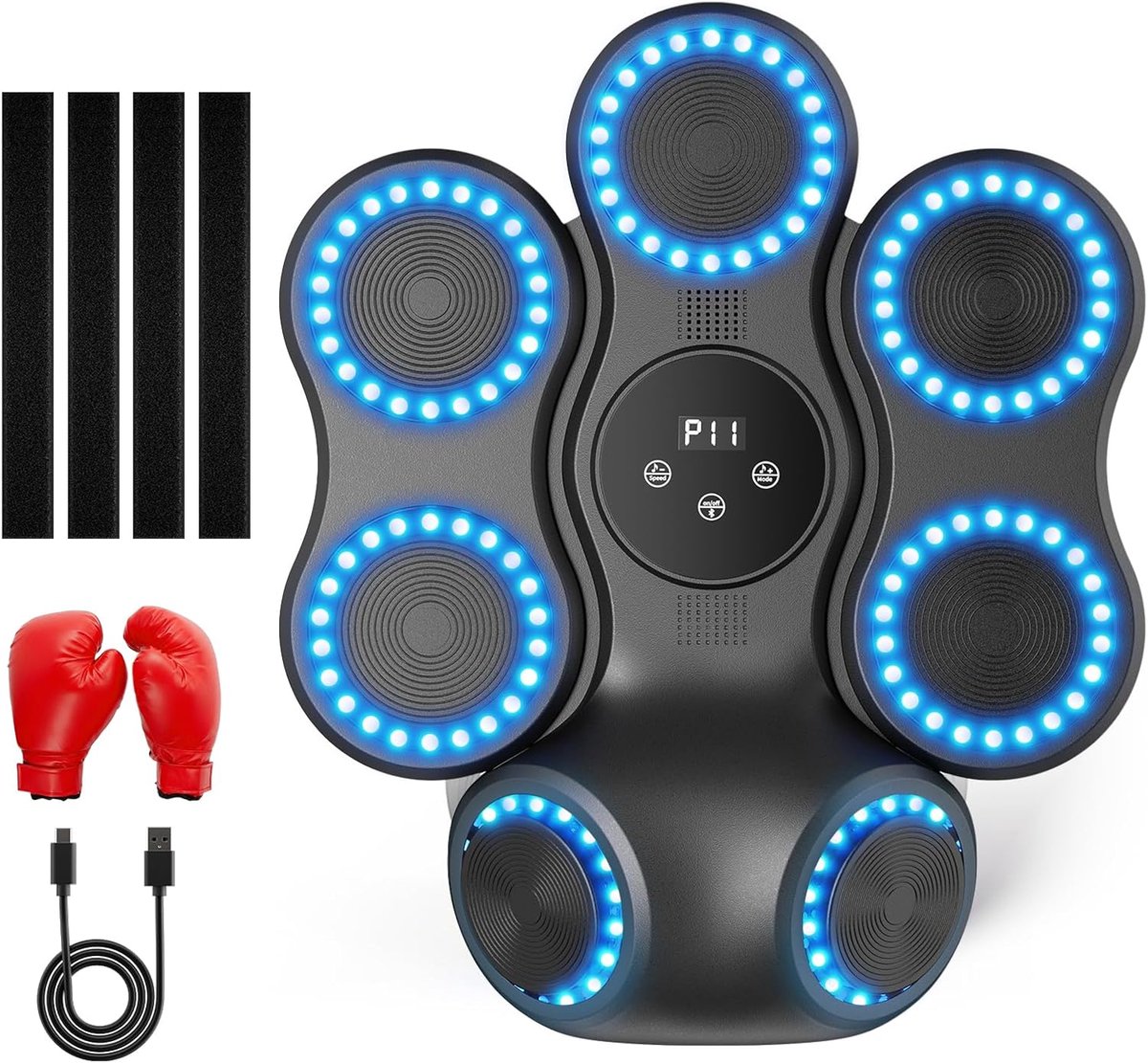 Music Boxing Machine, Music Wall Boxing with Boxing Gloves - ShopVlot