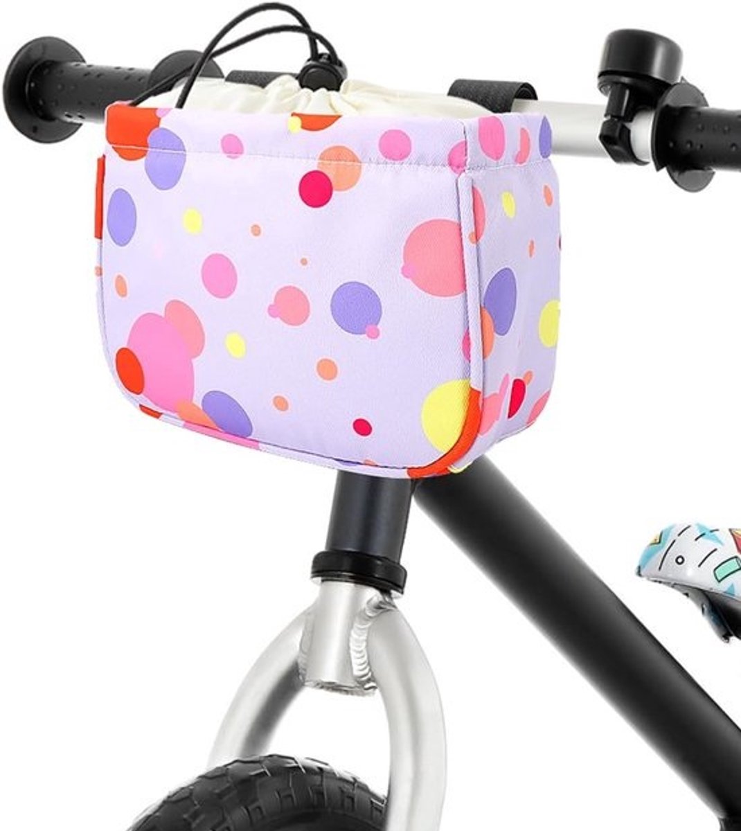 Fietsmand - voor kinderen - Kleurrijke accessoires - voor fietsen, loopfietsen en scooters