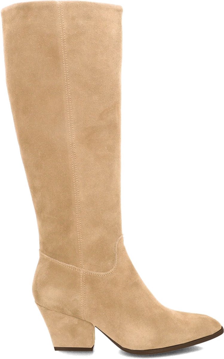 MARLOU Clshn80762 Laarzen - Suède - Dames - Beige - Maat 39