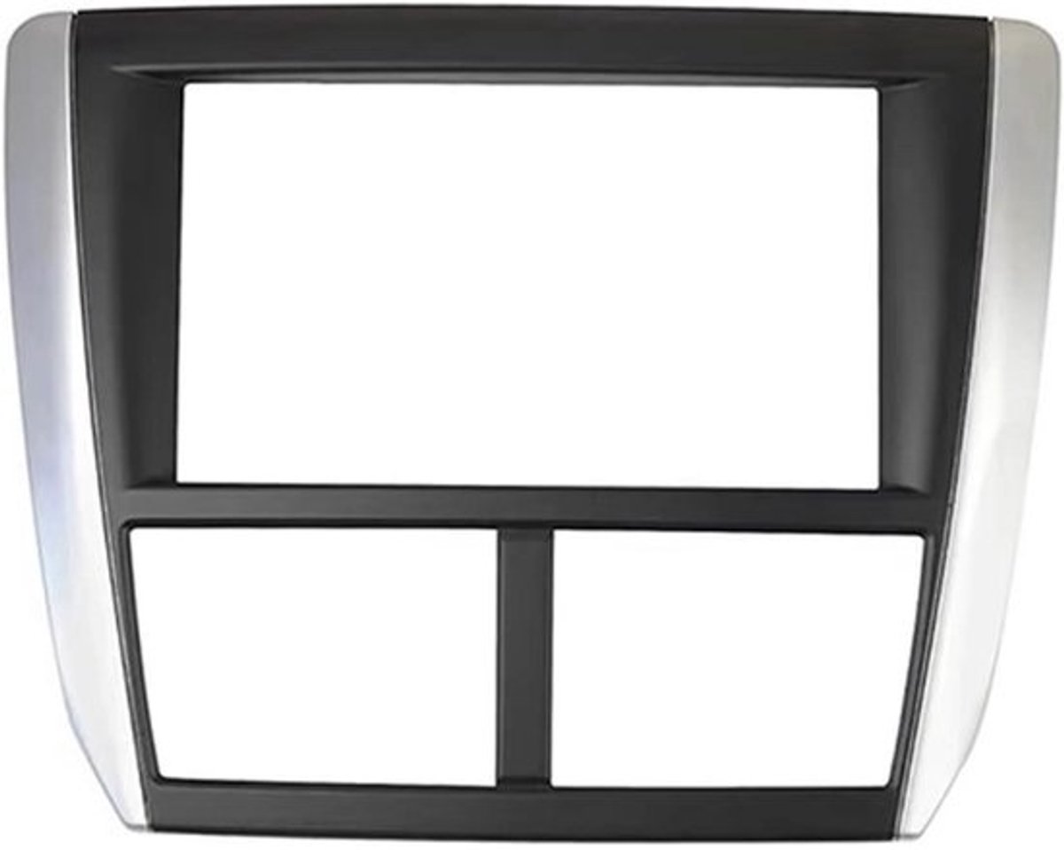 Stereo frame - Radiopaneel - Auto-installatie - Stabiele montage - 7 inch - Zilver zwart