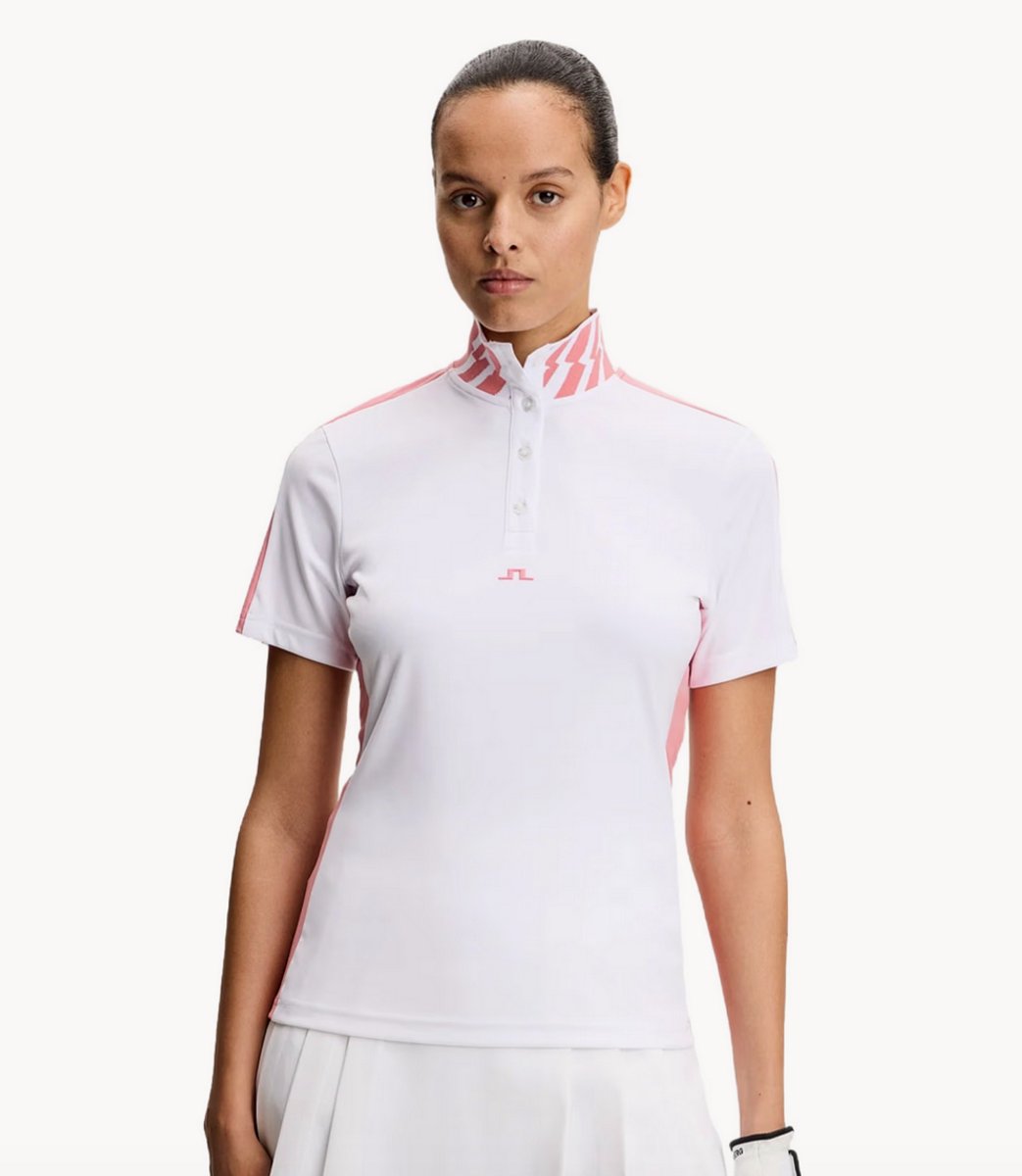 J.LINDEBERGH W PIP POLO white-L