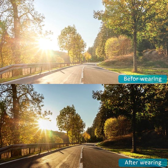 Fietsbril gepolariseerd UV400 - Sport Zonnebril - Veiligheidsbril voor paardrijden - Skiën - Hardlopen - Geschikt voor buitenactiviteiten - Sportzonnebril — afbeelding 3