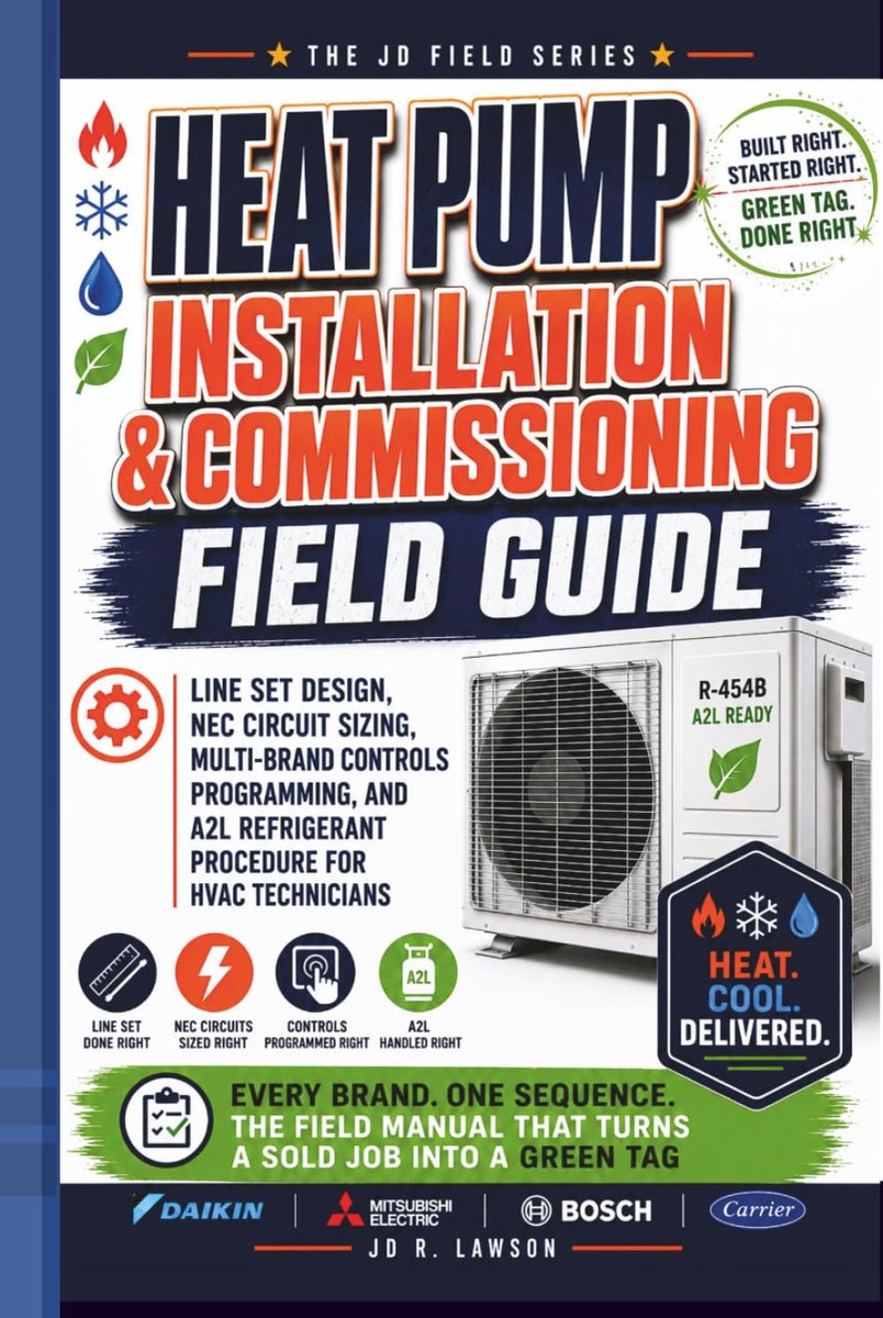 Heat Pump Installation & Commissioning Field Guide: Line Set Design, NEC Circuit Sizing, Multi-Brand Controls - ShopVlot