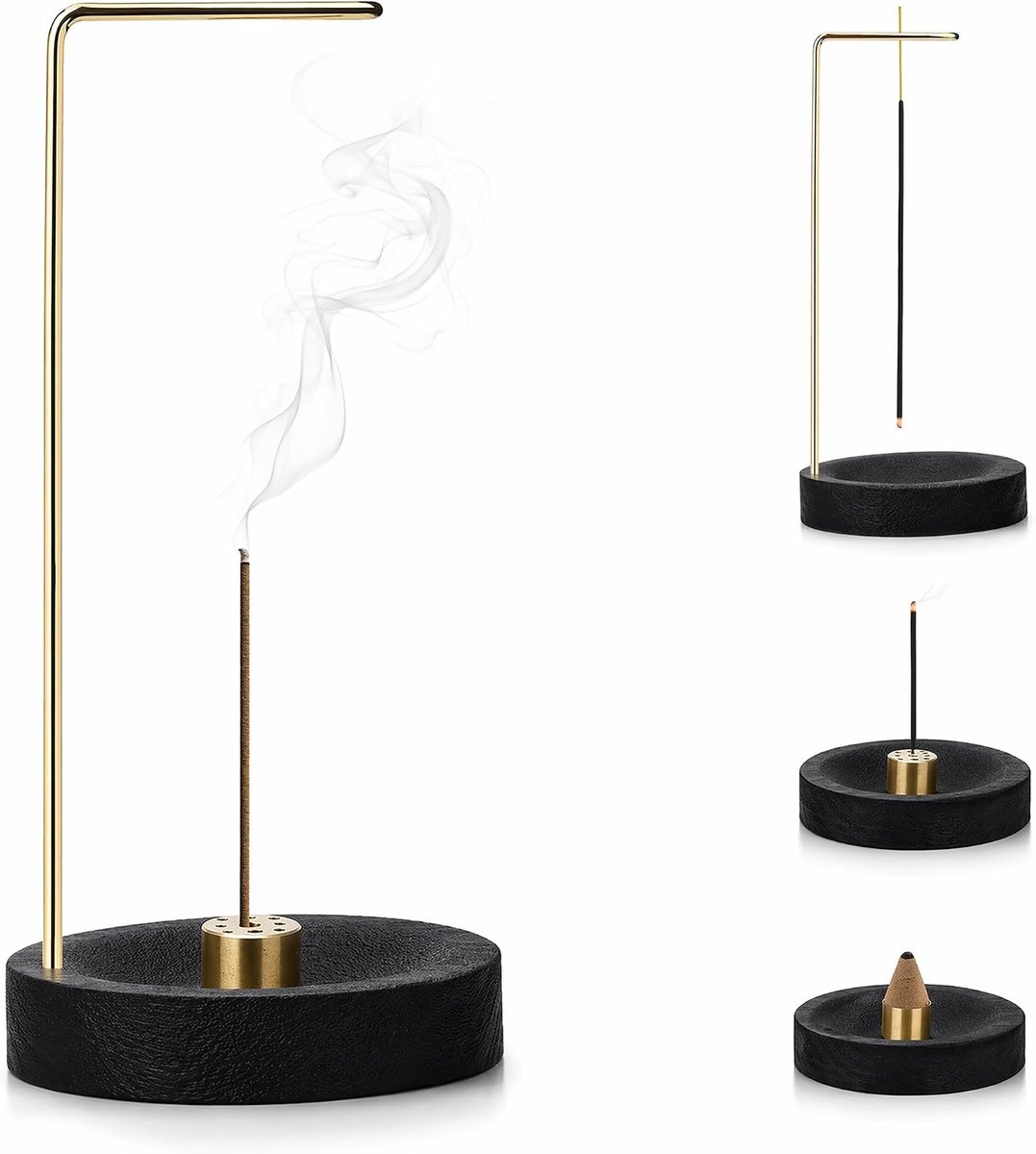 2-in-1 Incense Stick Holder, Wooden Incense Stick Holder for Ash, Wooden Incense Sticks Handmade Suitable for Home - ShopVlot