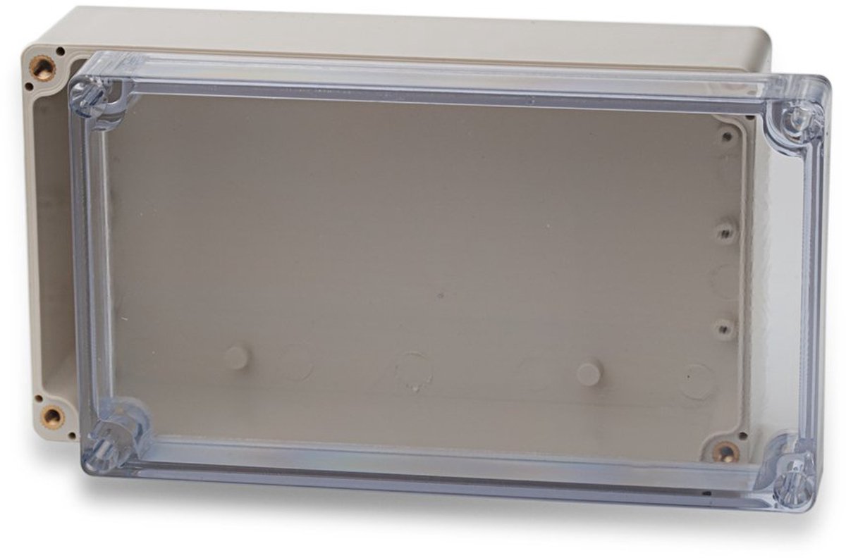 edi-tronic ABS empty enclosure transparent 158x90x60mm industrial enclosure IP66 plastic enclosure