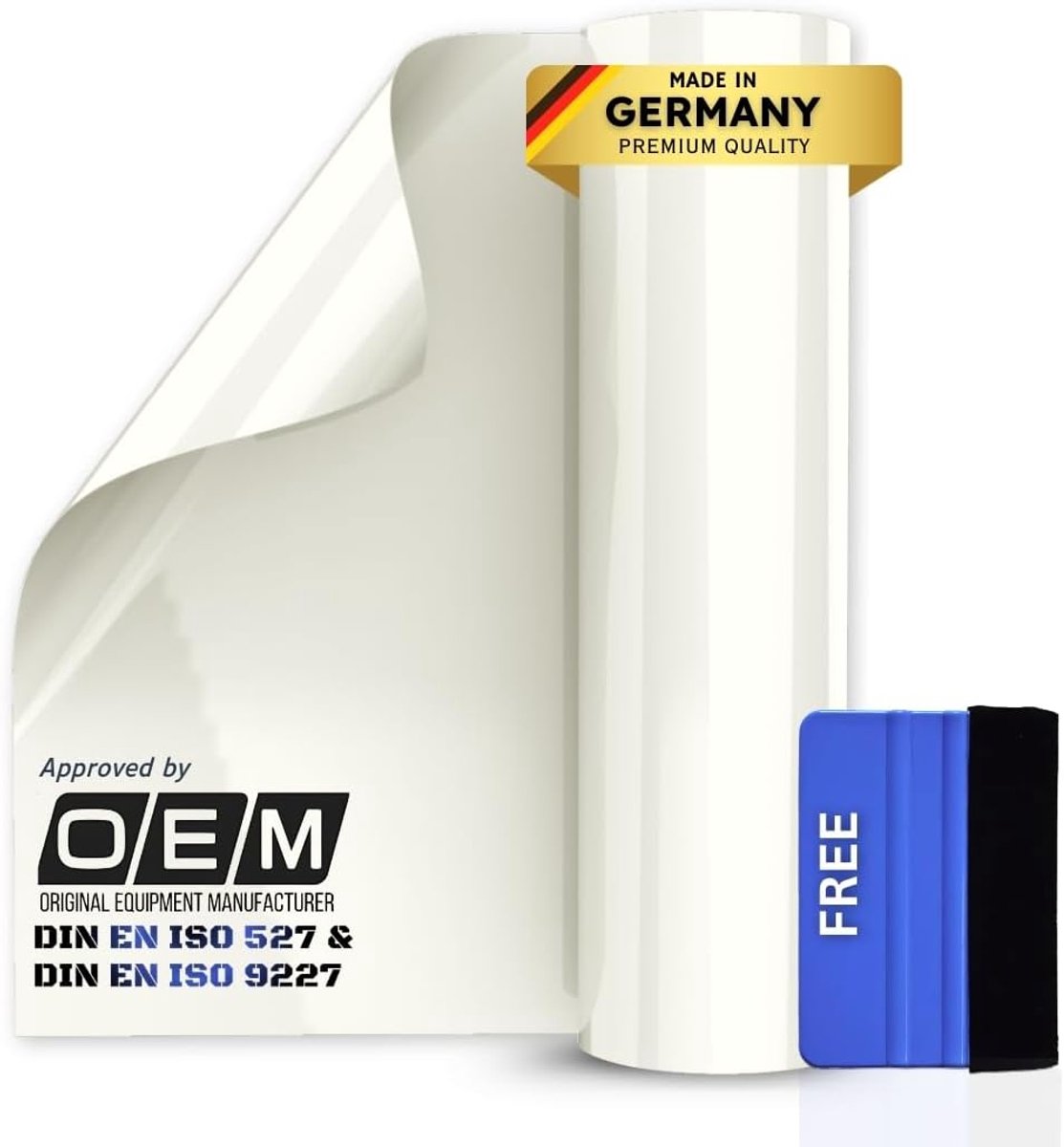 DIN EN ISO 527 Paint Protection Film, Crushed Stone Protection, Wrapping, UV-Resistant, Car, Motor, Bicycle, Made with - ShopVlot