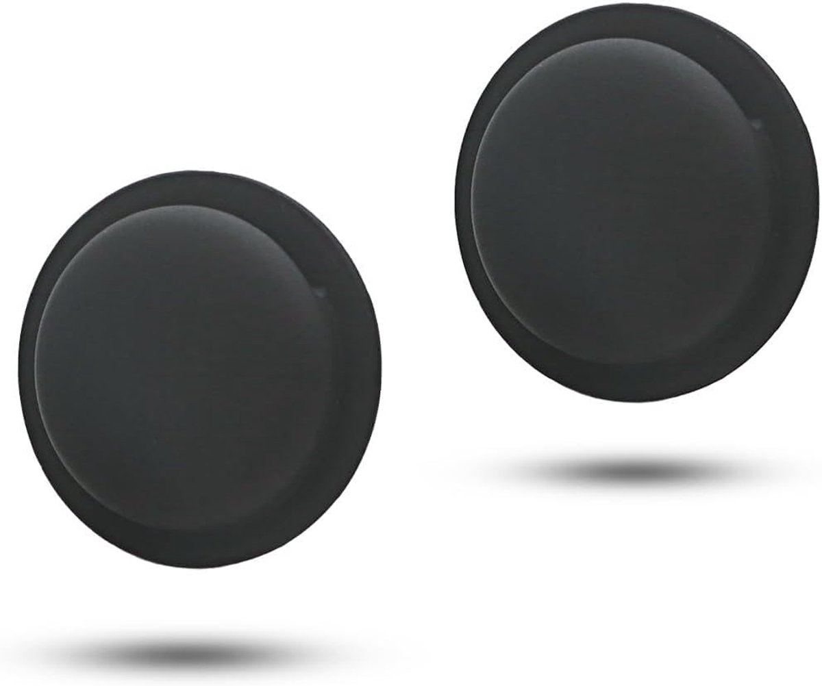 2 stuks zelfklevende siliconen hoes voor Ugreen FineTrack Mini anti-verlies tracker, volledige bescherming (geschikt voor ouderen, rugzak, bagage, kinderen), krasbestendig, zwart