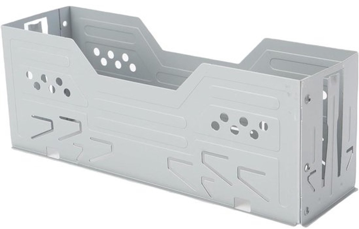 1DIN-autoradio-installatiekader - Montageframe voor single-DIN-stereosystemen - Stevige metaalconstructie met eenvoudige plug-and-play-installatie - Universele geschiktheid, 178 mm x 50 mm x 68 mm