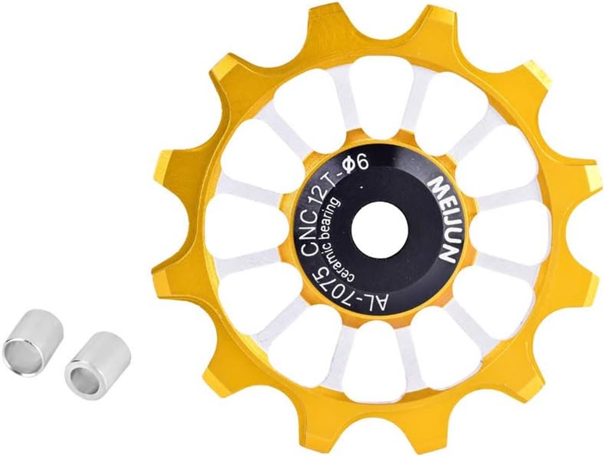 Versnellingsmechanisme rollers 12T - Aluminium legering - Duurzaam - Geschikt voor 7/8/9/10 speed - Homevero
