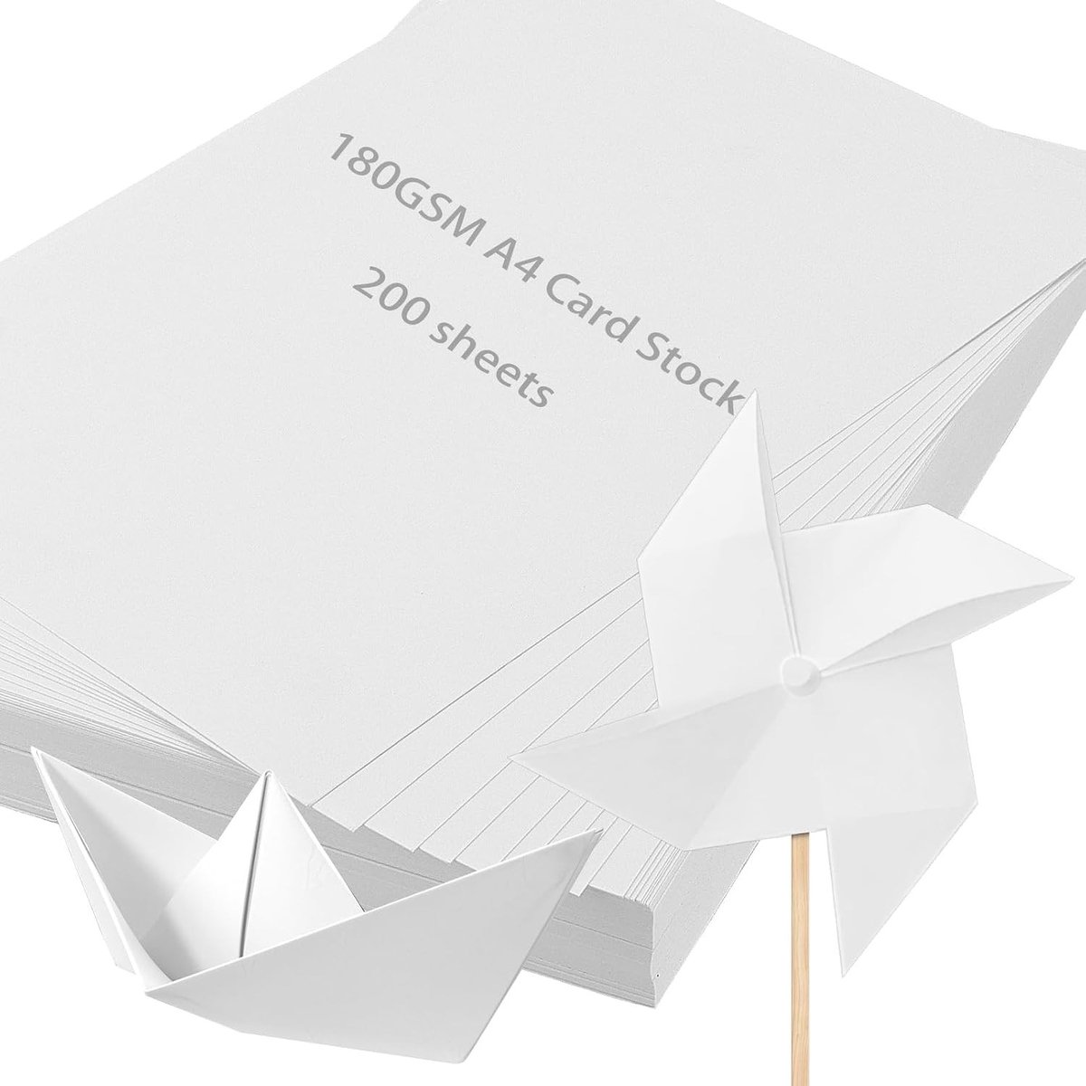 200PCS A4 180gsm Wit Papier voor Printen, 210 x 297mm Card Stock voor Creatief Werk en Knutselen