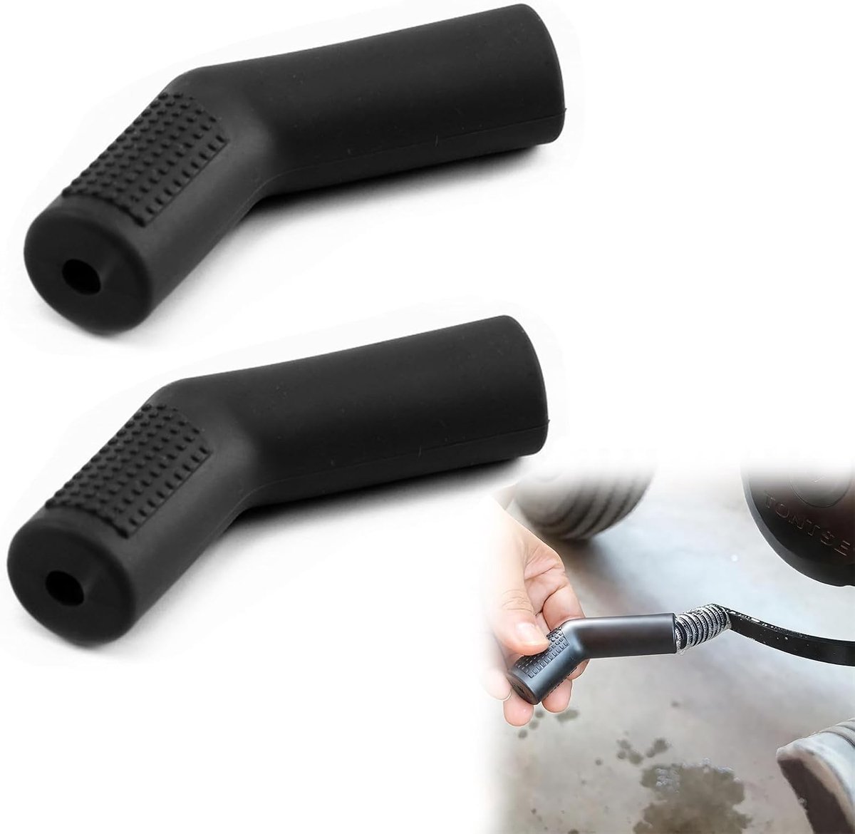 2 Stuks Universele Motorschoenenbeschermer - Rubberen Snelheidsselectorbescherming, Schakelaar en Hefbomenbeschermer, voor de meeste rubberen motoren, motoraccessoire