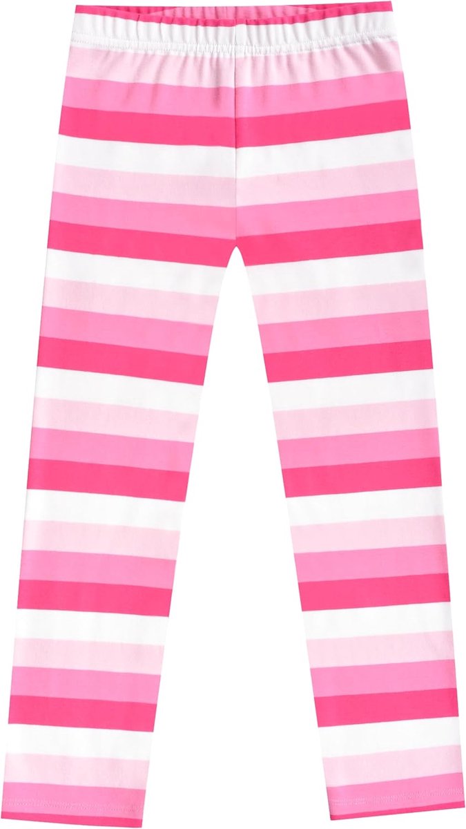 Leggings Katoen Zacht Gestreept Elastisch Elke dag Veelkleurig 3-7 jaar