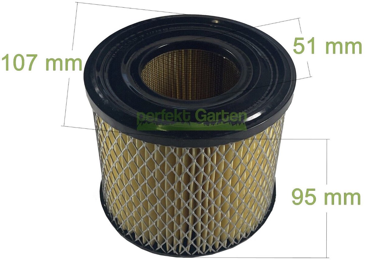 luchtfilter voor Briggs & Stratton B&S 7-18HP 25 29 / Lesco 006538 / Oregon 30-044