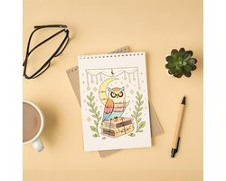 PALUMMA 24 stuks boho uil dier schilderij stencil, herbruikbare doe-het-zelf mystieke maan ster vogel stencil - ShopVlot