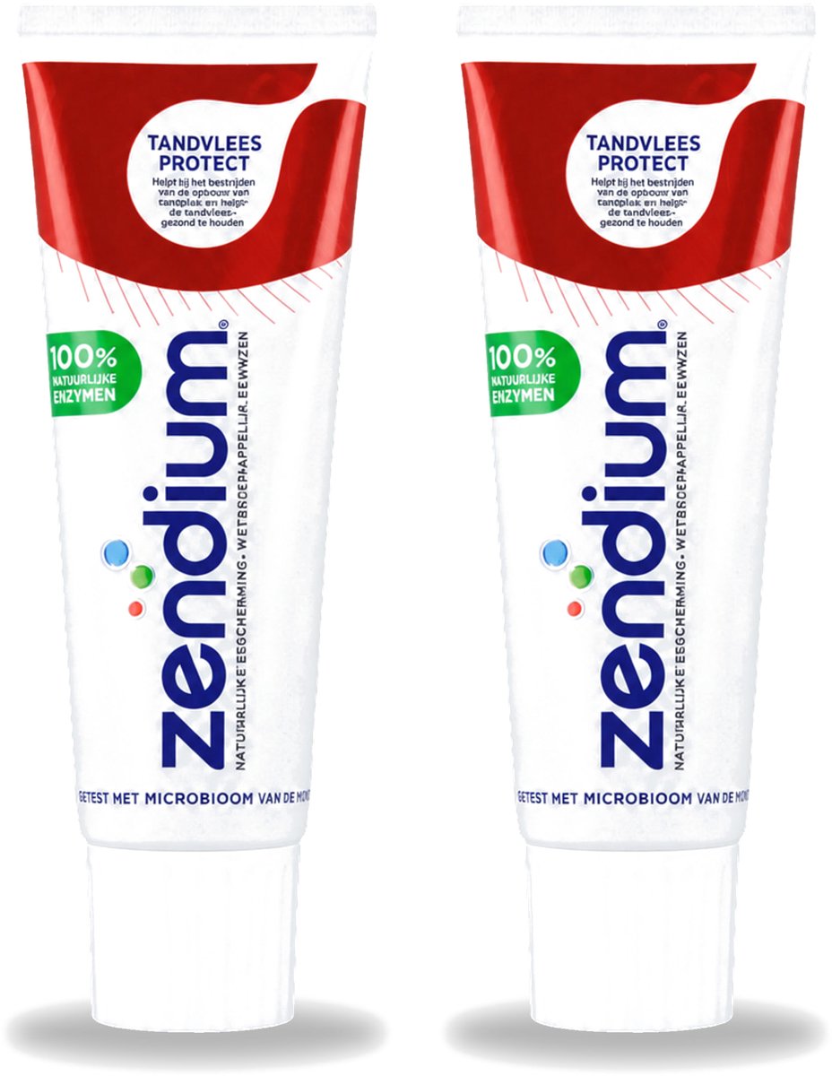 2 x Zendium – Tandpasta – Tandvlees Protect – 75 ml - Voordeelverpakking - 2 stuks