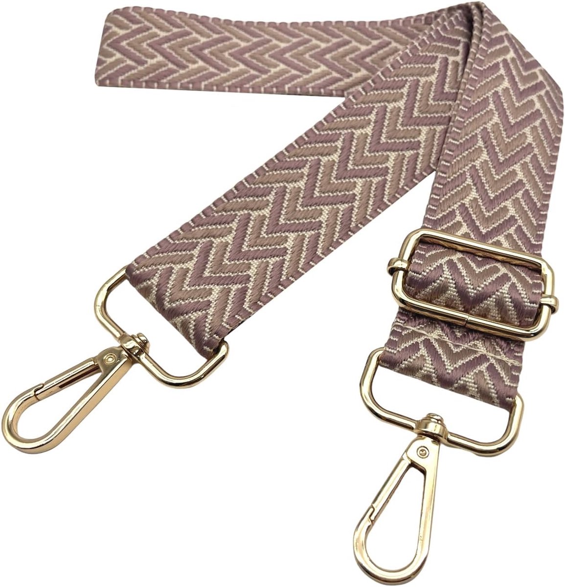 Tasriem, brede schouderriem voor tas, tasriemen om te wisselen, gouden karabijnhaak, schouderriem voor dames, handtassen, crossbody, DIY, lotusroze, 3,8 cm, 12