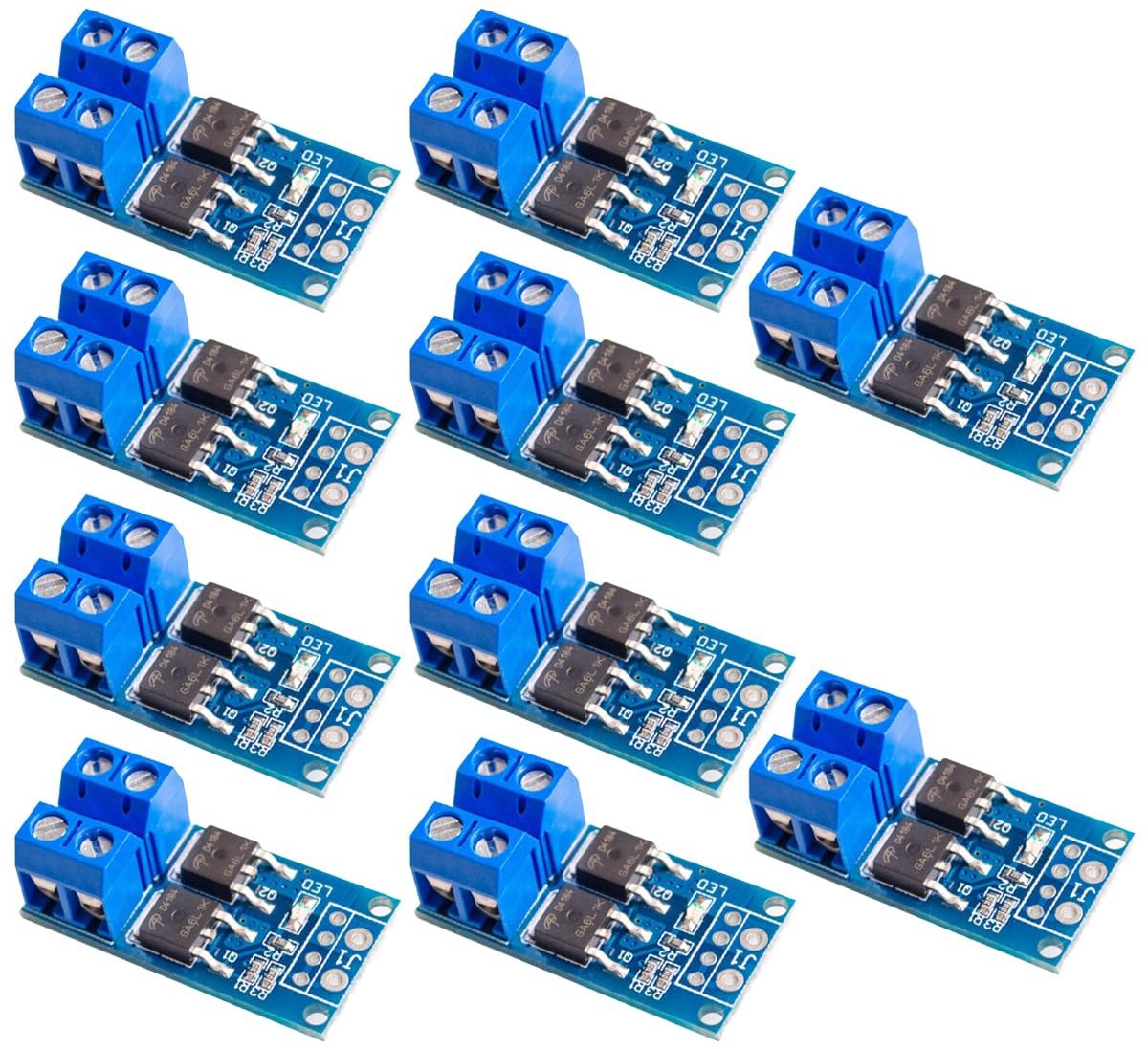 10pcs 15A 400W MOS FET Trigger Switch Drive Module PWM Regulator Control Panel - ShopVlot