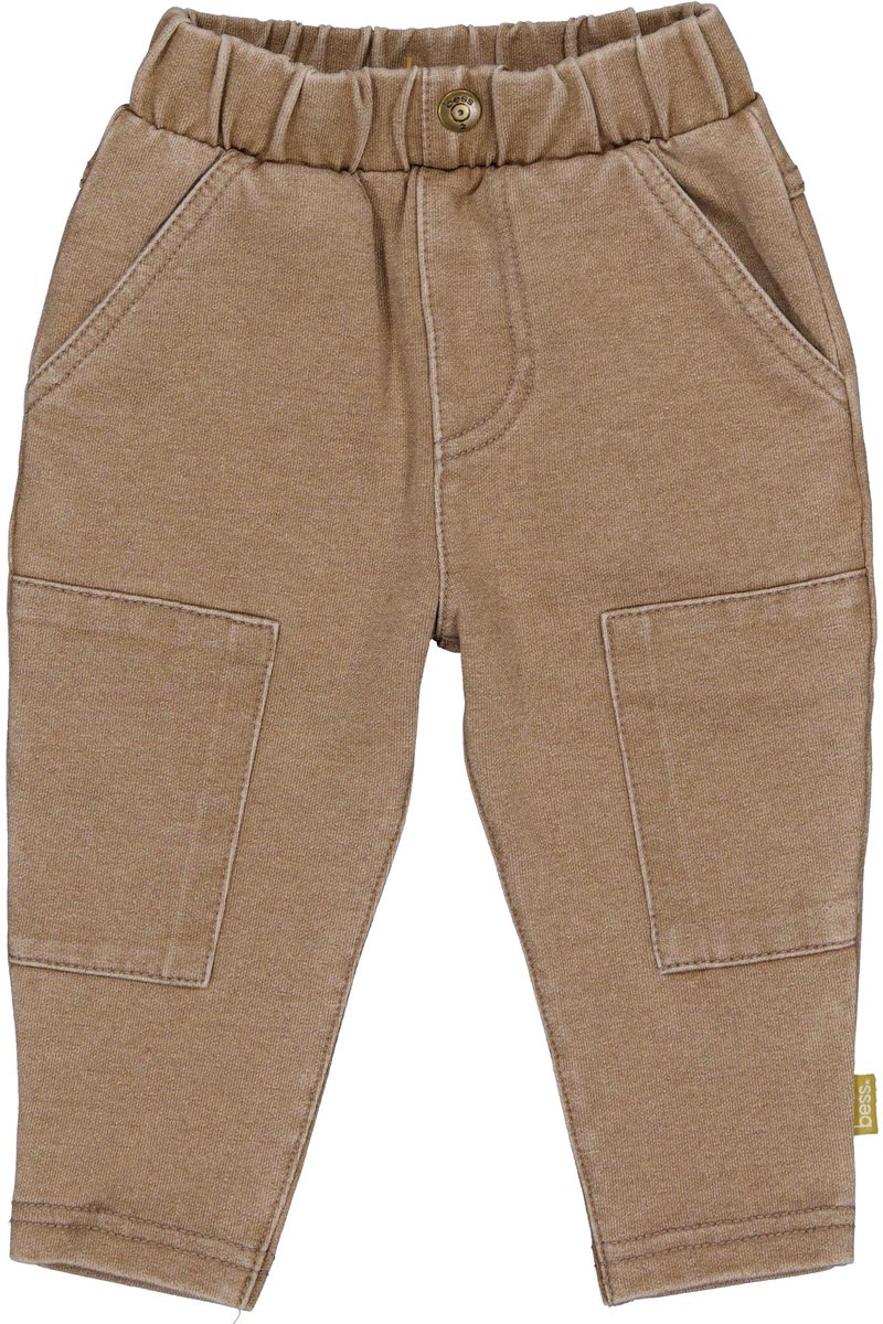 B.E.S.S. Jongens Baby Broek Amor Coffee Brown maat 74