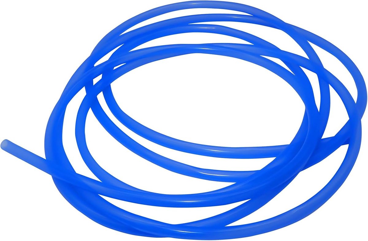 Siliconen buis, 5 mm binnendiameter x 8 mm buitendiameter 4M siliconen slang water luchtslang voor pompoverdracht blauw