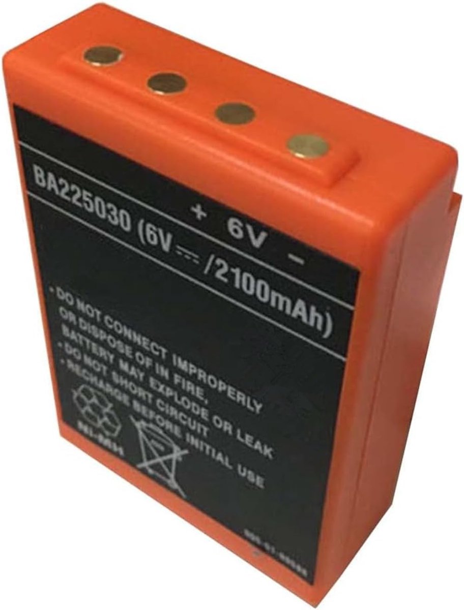 Batterij compatibel met HBC FUB05AA FUB5AA FUB05XL BA225030 005-01-00615 6V, 2100mAh