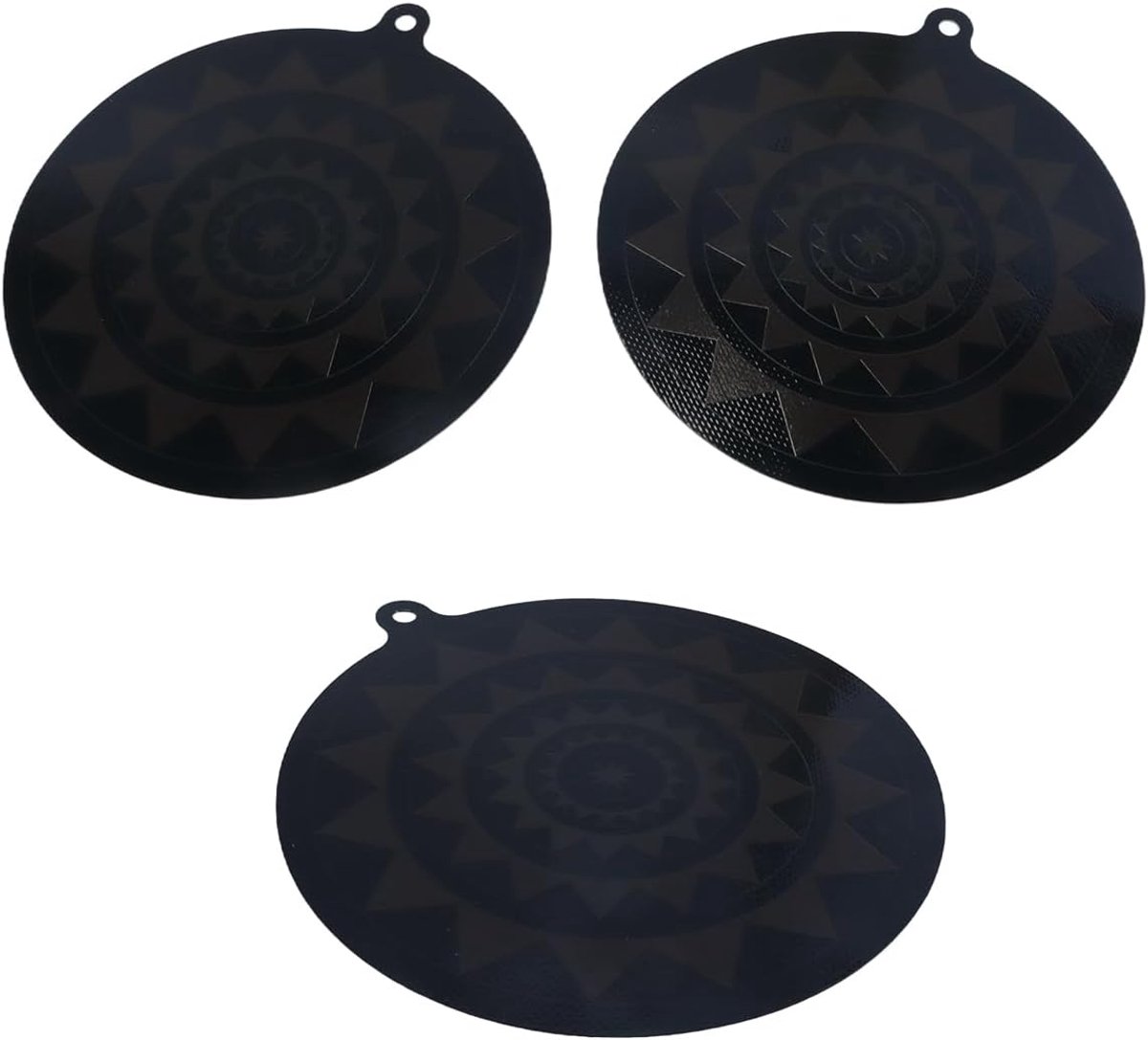 2 stuks inductiekookplaatmat, 24 cm thermochrome siliconen glasvezel krasbeschermer kookplaat beschermmat herbruikbare antislip inductiekookplaat beschermhoes