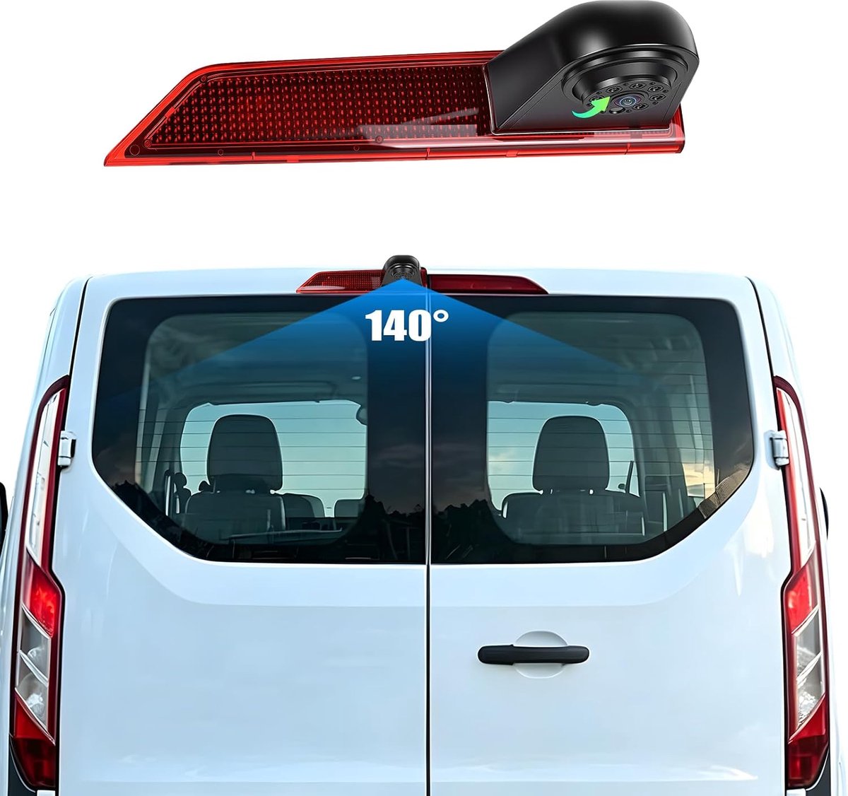 Achteruitrijcamera Ford Transit 2012-2015 - HD beeld - waterdicht IP67 - eenvoudig te installeren - ShopVlot