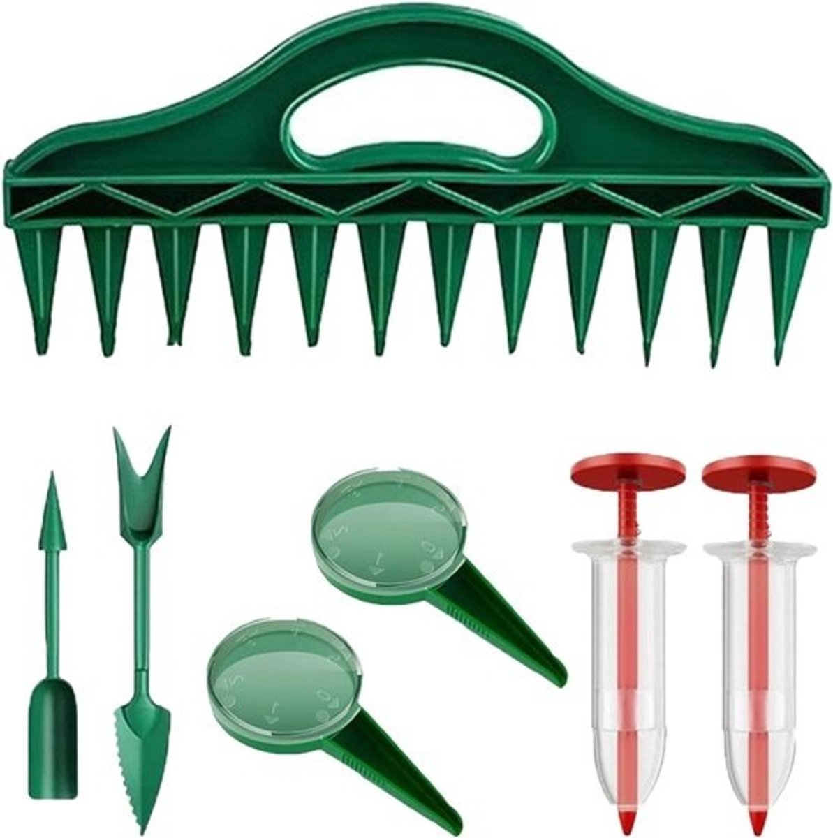 Handmatige zaaimachine - Zaadstrooier - Voor zaaien in de tuin - Ergonomisch ontwerp - 30 x 13 cm - Niet gespecificeerd